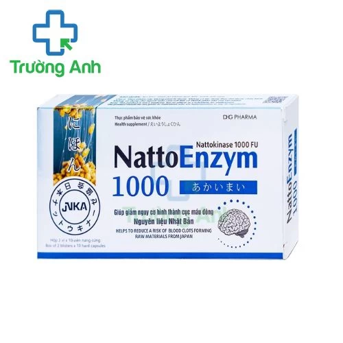 NattoEnzym 1000 - Hỗ trợ giảm nguy cơ hình thành cục máu đông